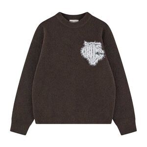 Couture Mens Fluffy Pullover / Brown